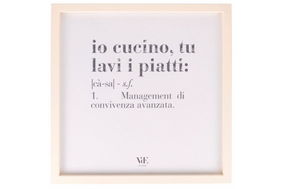 VICTIONARY CANVAS I COOK YOU ...40X40 CM - 5920923