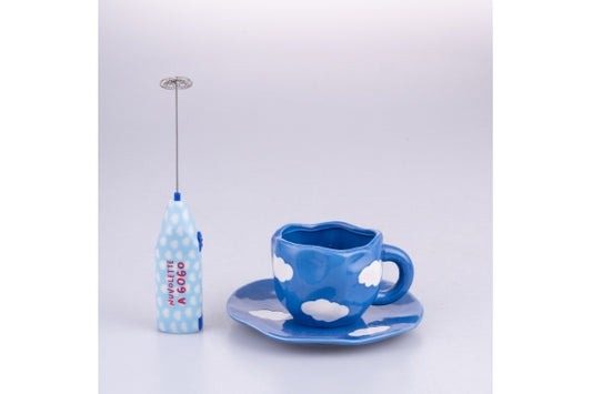MORE AMOR SET CUP+ SAUCER+COFFEECREAMER CLOUDS - 5921131