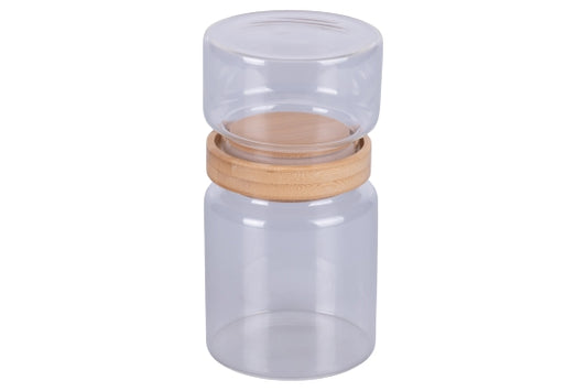 HIGH BOROSILICATED GLASS JARS / BAMBOO LID - 5921300