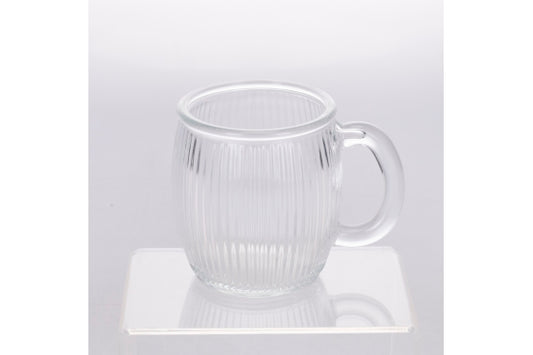 STRIPES GLASS CUP 350 ML TRANSPARENT - 5921335