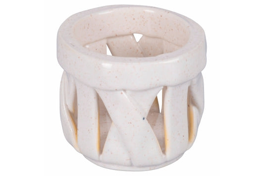 WHITE CERAMIC BASKET C - 5921348