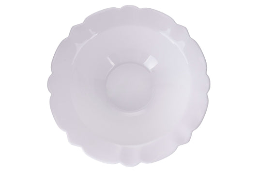 OPALINE BOWL D. 15 CM/SCALOPPED B - 5921429