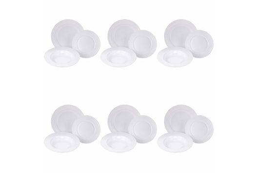 DINNER SET 18 PCS OPAL / DECOR B - 5921468