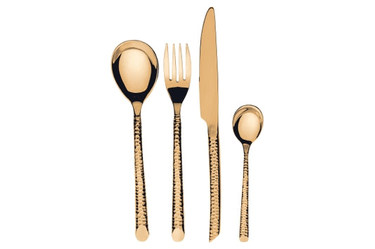 MALINDI CUTLERY SET 24PCS SHINY GOLD - 5921479