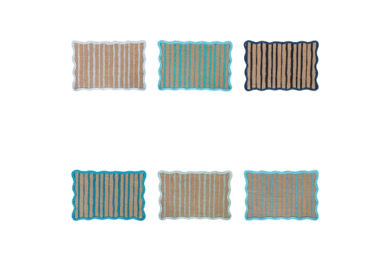 WAVY OCEAN 6 ASS PLACEMAT - 5921776