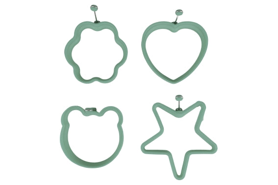 4 TONI SAGE GREEN SILICONE MOLD 4 ASS - 5921831