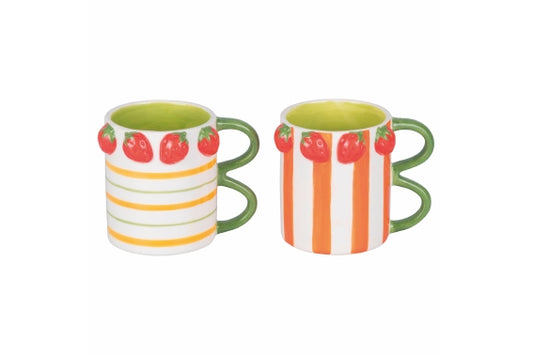 FRUIT LIFE STRAWBERRY MUG 2 ASS  - 5921837