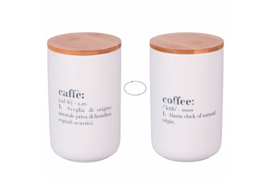 VICTIONARY CAFFE COFFEE DOUBLE FACES W BAMBOO LID  - 5921884