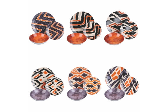 Porcelain Dinner Set - MALINDI 6pcs 10.5 dinner - 5921889