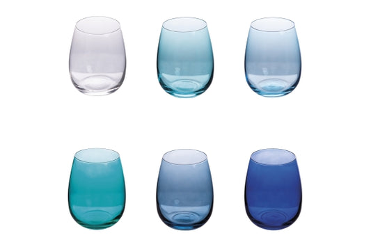 HAPPY HOUR SH OCEAN SOLID SET 6 GLASSES - 5921997