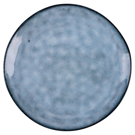 THE MARKET FRUIT PLATE   BLUE WITH BLACK BORDER - 5922136