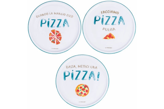 LE TRAVISATE PIZZA PLATE D33CM 3 ASS. - 5922147
