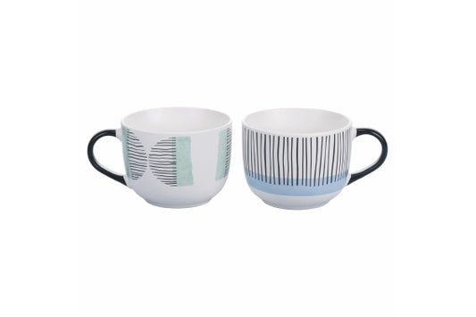 VENICE LIDO MODERN JUMBO MUG 520 ML 2 ASS - 5922298