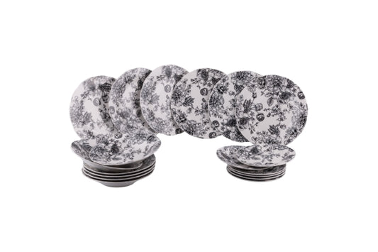 MADAME BLACK DINNER SET 18 PCS - 5922467