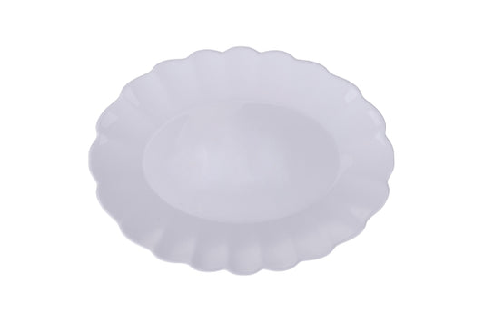 SERVING PLATE 35X26,5 CM OPALINE/SCALOPPED - 5922513