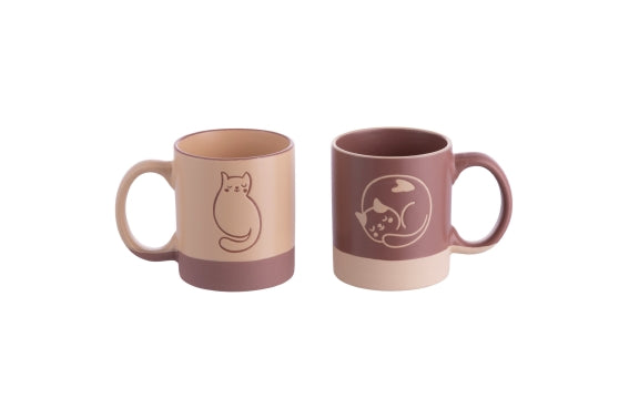 MOCHA MIAO SET 2 MUGS 280 ML - 5922607