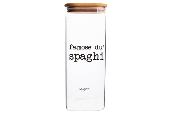 SPQERE GLASS/ACACIA SPAGHETTI JAR 2.1L - 5922649