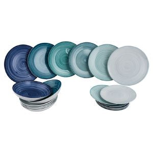 BAITA ACQUA DINNER SET 18 PCS PORCELAIN - 5922965