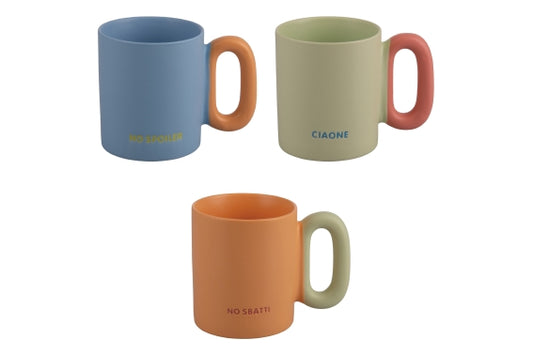 MORE AMOR MUG 380ML COLORFUL 3 ASS - 5923105