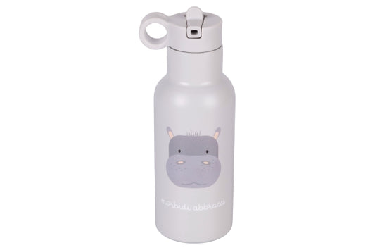 LES PETITES VDE WATER BOTTLE 420ML HIPPO - 5923144