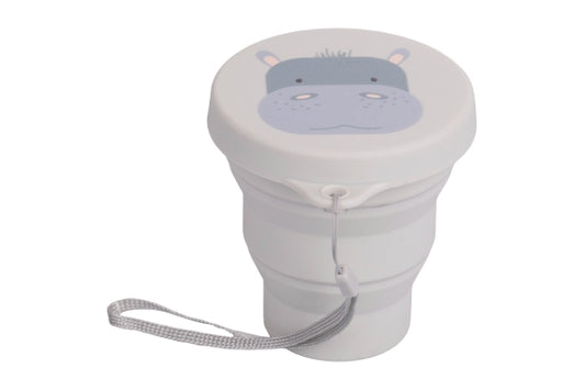 LES PETITES VDE SILICONE TUMBLER FOLD. HIPPO - 5923156