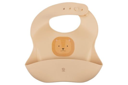 LES PETITES VDE SILICONE BIB LION - 5923159