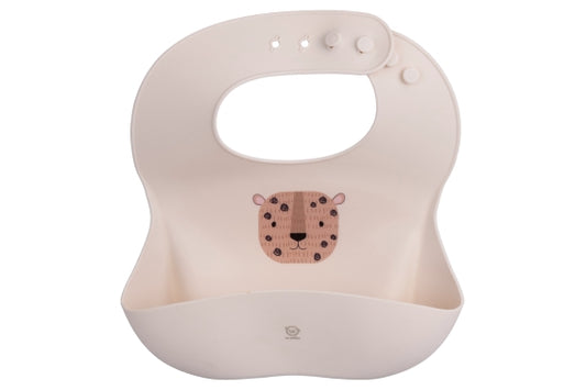 LES PETITES VDE SILICONE BIB LEOPARD - 5923160