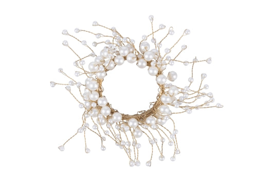 GOLD / PEARL NAPKIN RING - 5923218