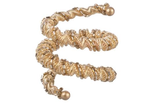 GOLD NAPKIN RING / SNAKE - 5923224
