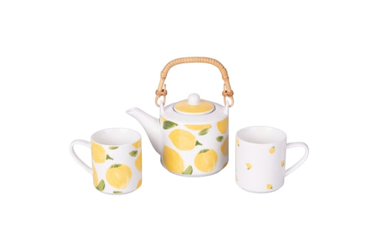 MORE AMOR SET TEAPOT + 2 CUPS LEMON - 5923276