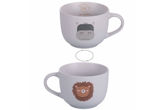 LES PETITES VDE JUMBO MUG 550ML HIPPO / LION - 5923311