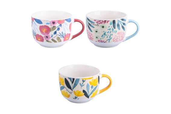 ACQUERELLO JUMBO MUG 550ML 3ASS - 5923317