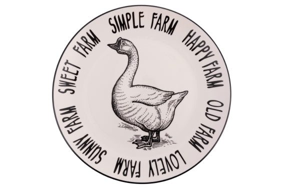 FARM DINNER PLATE GOOSE - 5923353
