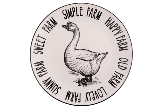 FARM DINNER PLATE GOOSE - 5923353