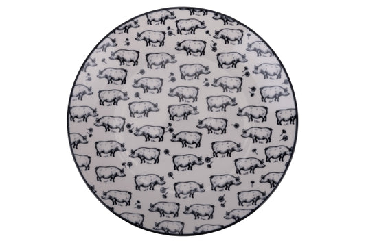 FARM FRUIT PLATE PIG - 5923360