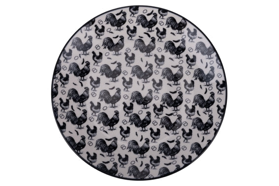 FARM FRUIT PLATE ROOSTER - 5923361