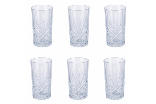 VINTAGE SET 6 COCKTAIL GLASSES 365ML A - 5923521