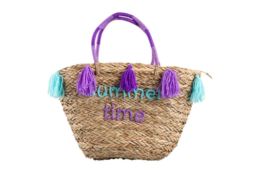 SUMMER TIME BAG WITH TASSELS 51x17x31,5 - 5923616