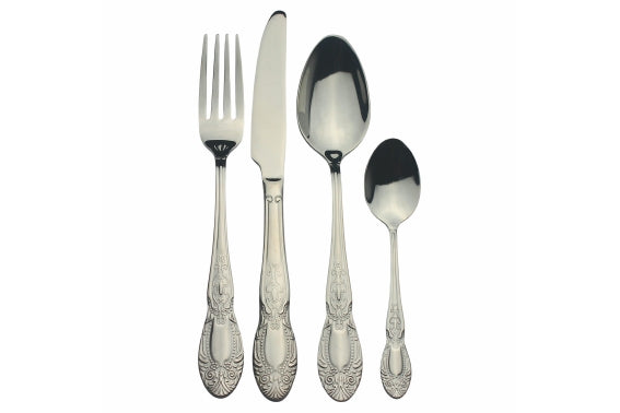 WONDERLAND CUTLERY SET 24PCS SHINY SILVER 18/10 - 5923694