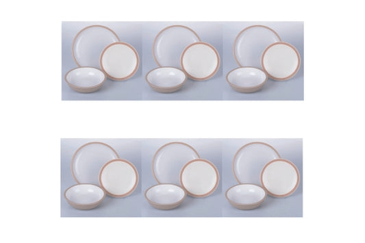 BISTROT DINNER SET 18PCS WHITE- 5923726