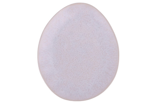 THE MARKET 2°QUALITY WHITE FRUIT PLATE 21.5X18CM - 5923808