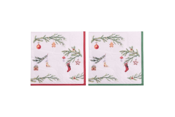 RAMETTO SET 30 PAPER NAPKINS 2ASS - 5923845