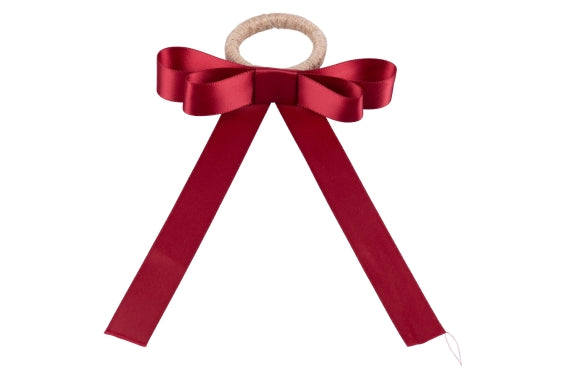 XMAS FIOCCHI NAPKIN RING RED BOW 14CM - 5923953