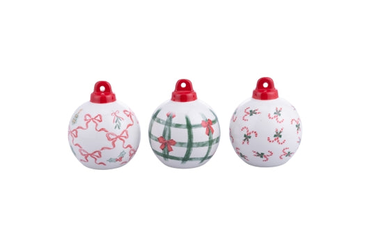 XMAS FIOCCHI CERAMIC BALL 3 ASS - 5924061