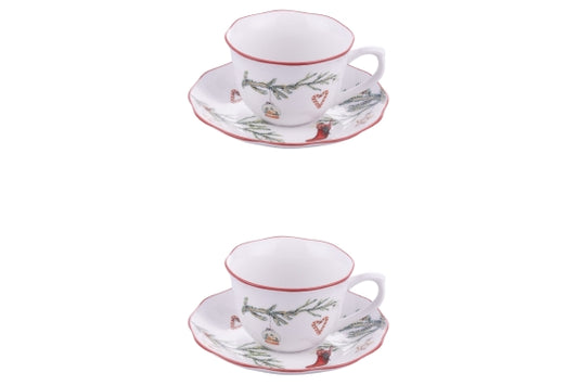 RAMETTO SET 2 CUPS WITH SAUCERS - 5924146