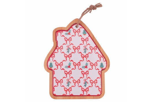 XMAS FIOCCHI CUTTING BOARD 18x22 BAMB/CERAM - 5924203