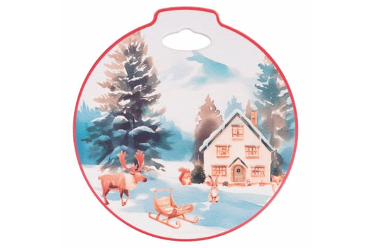 WINTER VINTAGE DECORATIVE TILE 21 ROUND - 5924210