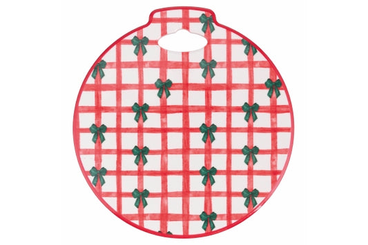 NATALE CON I FIOCCHI DECORATIVE TILE 21 ROUND - 5924214