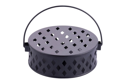 MOSQUITO COIL HOLDER W/LID BLACK 14X5CM - 5924232