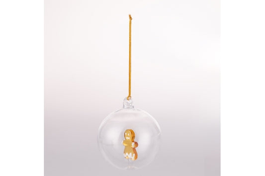 XMAS BALL BOROSILICATE MARZIPAN - 5924300